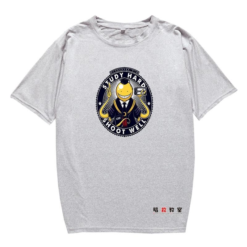 2020 Men's Clothing Summer New Anime Assassination Classroom Black shirt Cool St