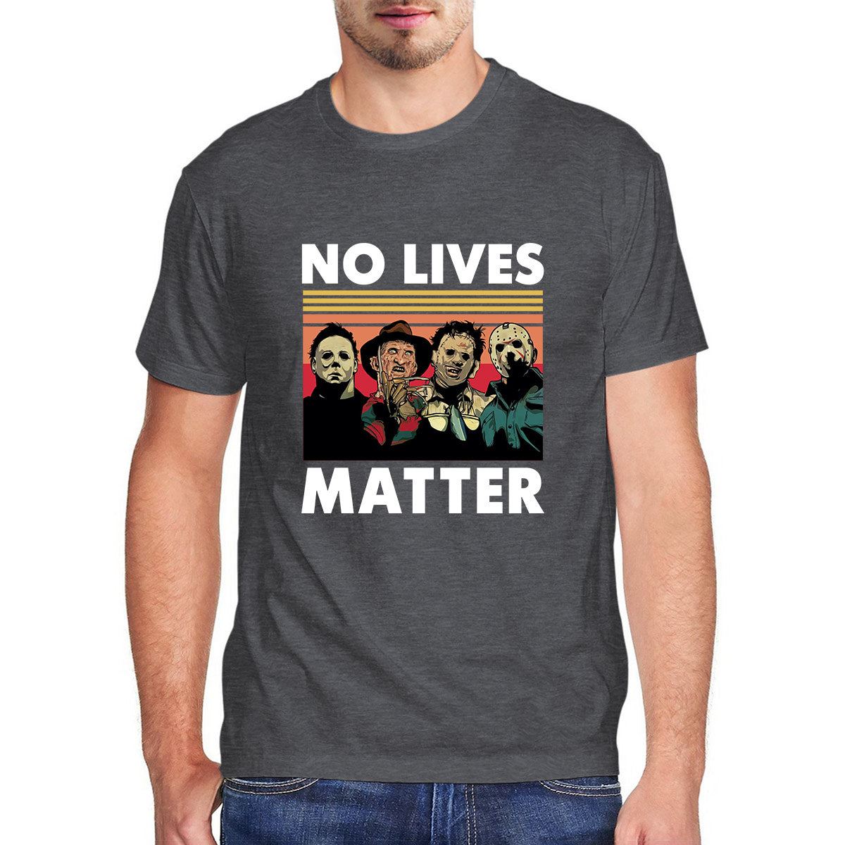 Envmenst t shirt men 100 cotton casual horror no lives matter men clothing overs