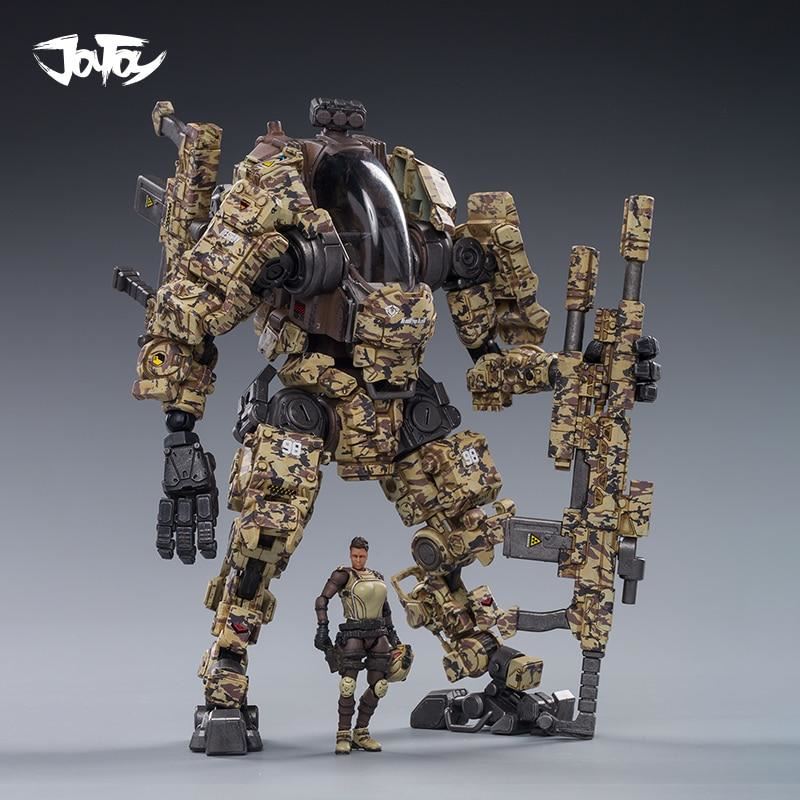 JOYTOY 1/25 action figure robot Military Steel bone H03 Desert camouflage cam Me