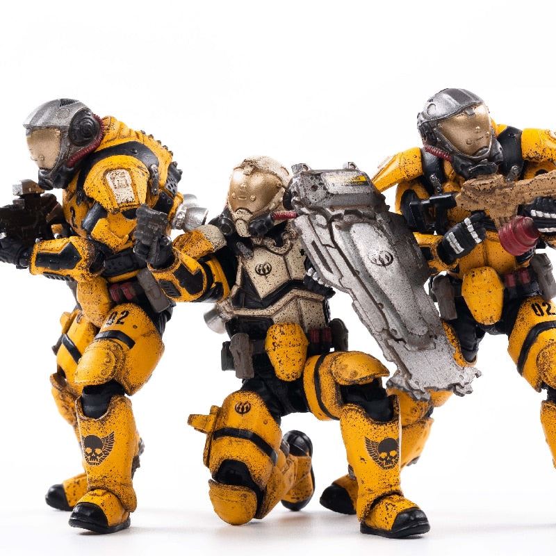JOYTOY Action Figures (3PCS/Set) The 02nd Legion Interstellar Trooper Anime 1/18