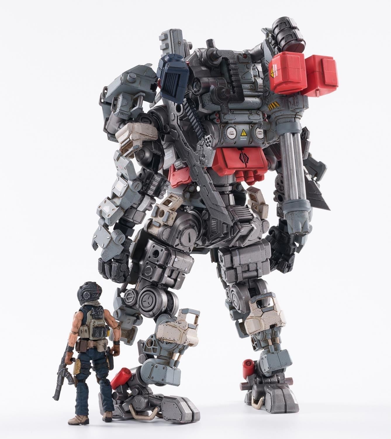 JOYTOY Action Figure Robot H06 STEEL BONE ARMOR Mecha And Military Soldier 1/18