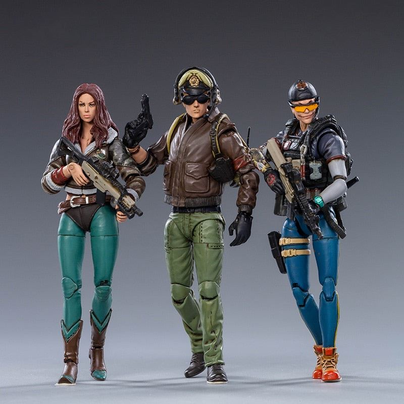 JOYTOY Action Figures (3PCS/Set) Animation Awakening Anime Figure Model Toy 1/18