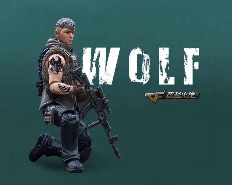 JOYTOY Action Figures CF Crossfire Defense Blade/ Wolf Game Anime Model Toy 1/18