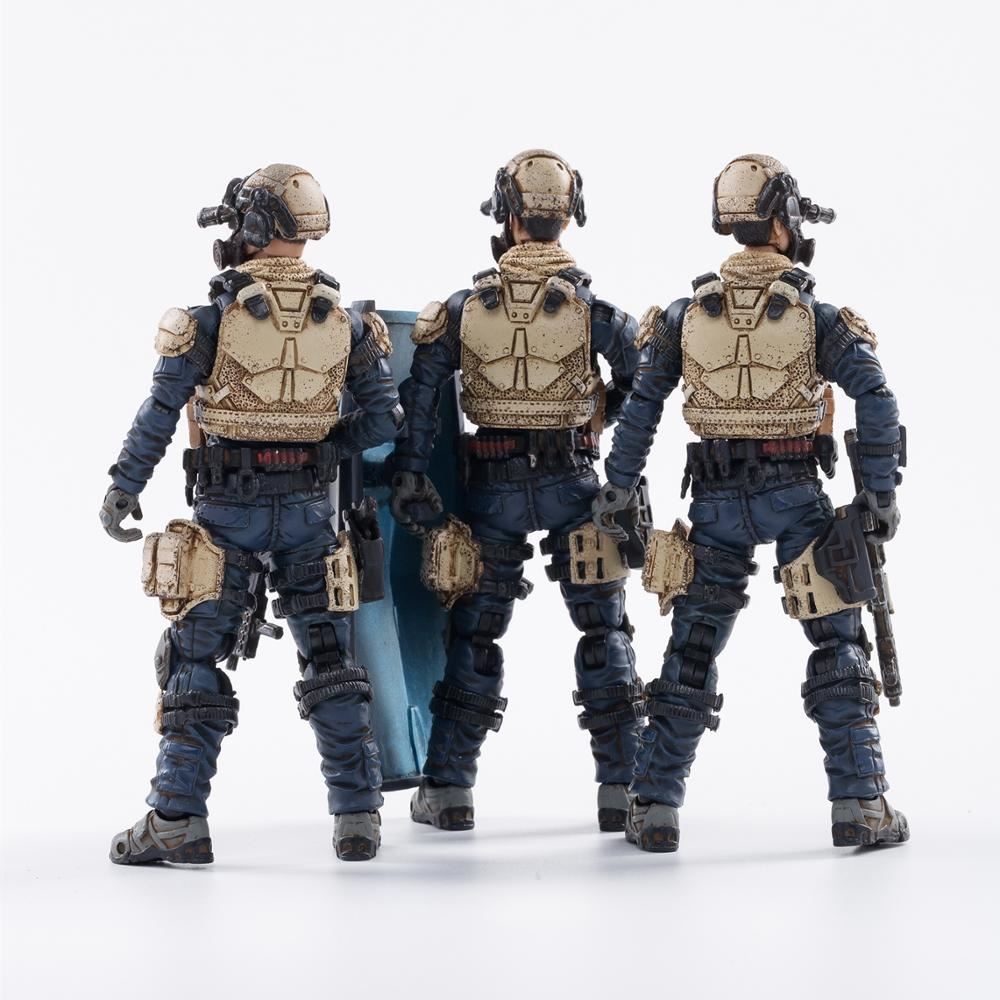 JOYTOY Action Figures (3PCS/Set) Starhawk 8th Army Indigo Fleet Military So 1/18