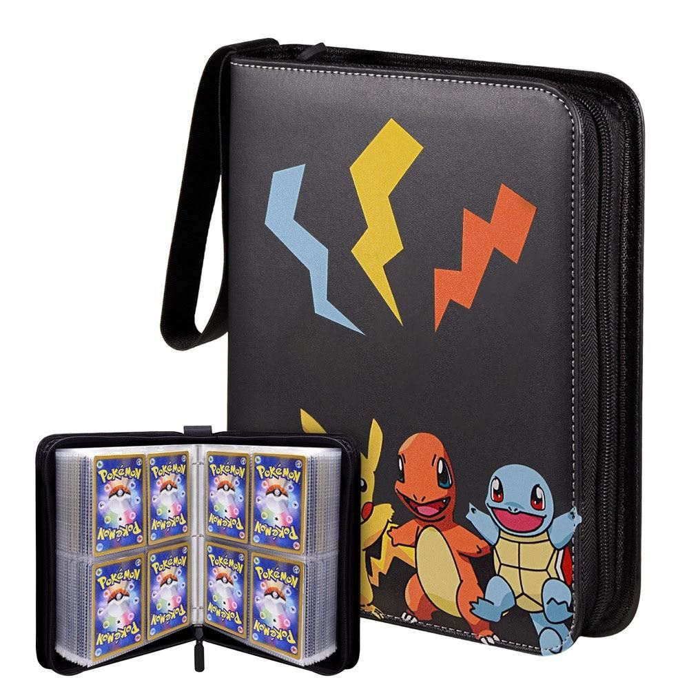 Pokemon Double Pocket Binder Cards Collectors Album Anime Game Card Portable Sto