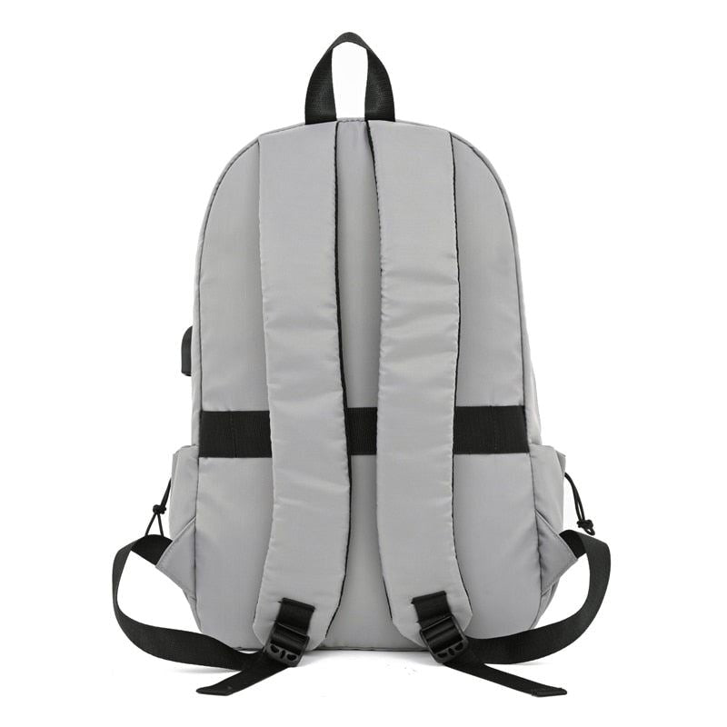 Laptop Backpack USB External Charge 15.6 Inch Shoulder Men Anti-Theft Nylon Trav