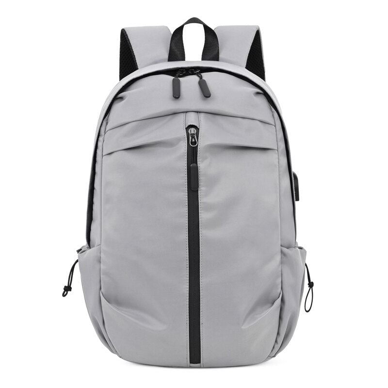 Laptop Backpack USB External Charge 15.6 Inch Shoulder Men Anti-Theft Nylon Trav