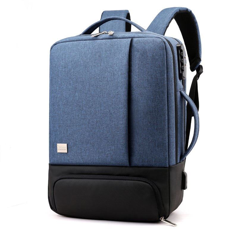 Men Women USB Charge Travel Business Bag 15 Inch Laptop Backpack Male Waterproof