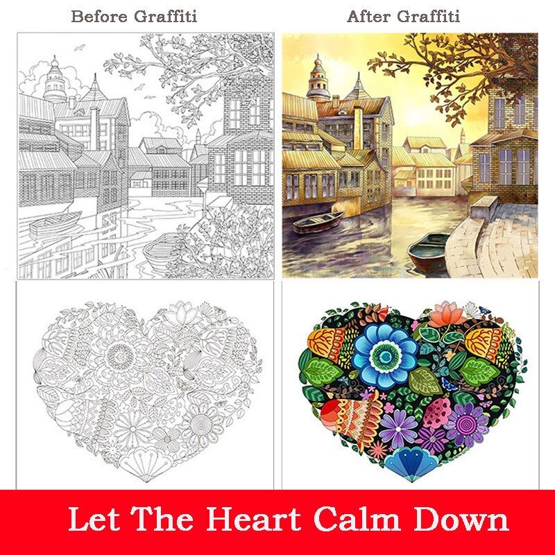 New 8 Volumes /Set Mysterious Garden Adult Decompression Children Coloring Drawi