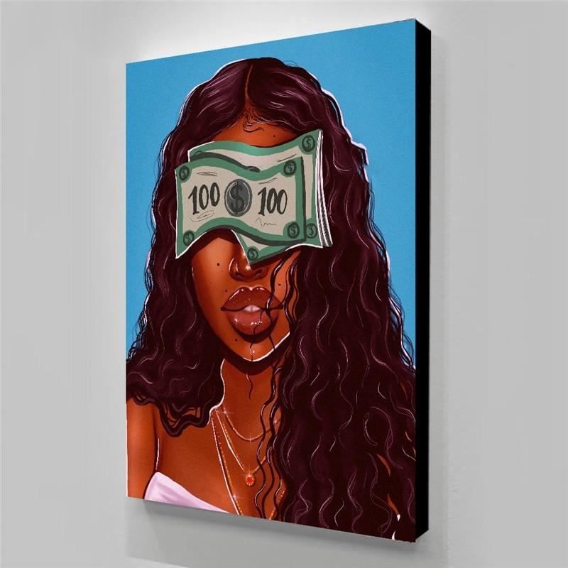 Wall Art Poster Tableau Decoration Mural Money Canvas Painting Quadros Decoração