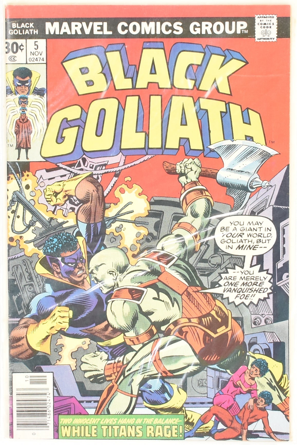 Black Goliath Marvel Comics Group Nov 5 02474 While Titans Rage