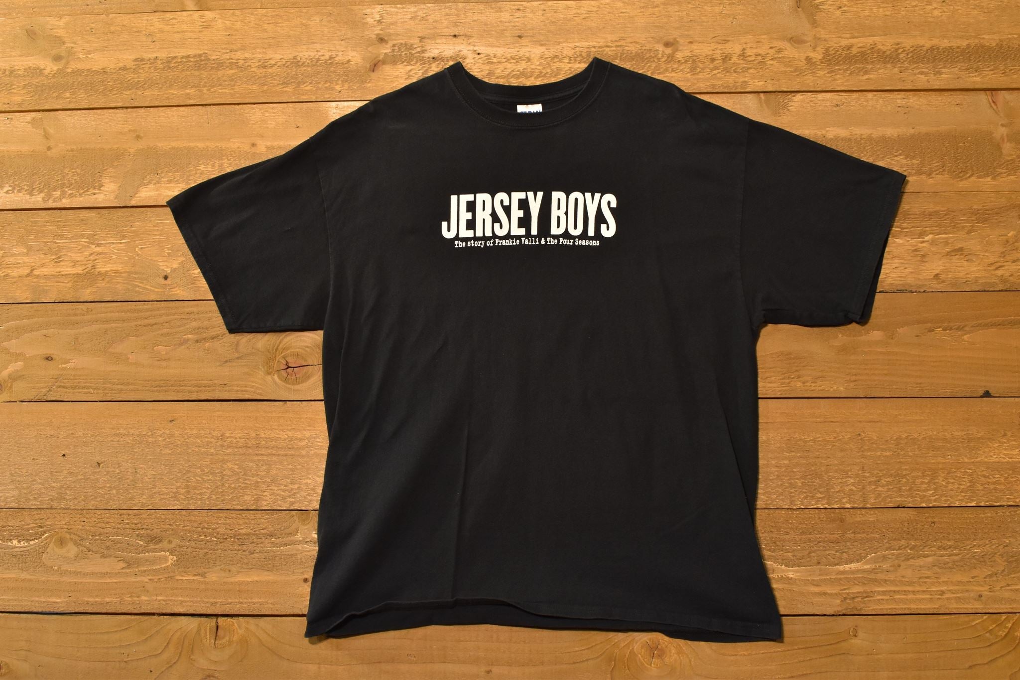 Jersey Boys t-shirt XL mens shirt Frankie Valli Used