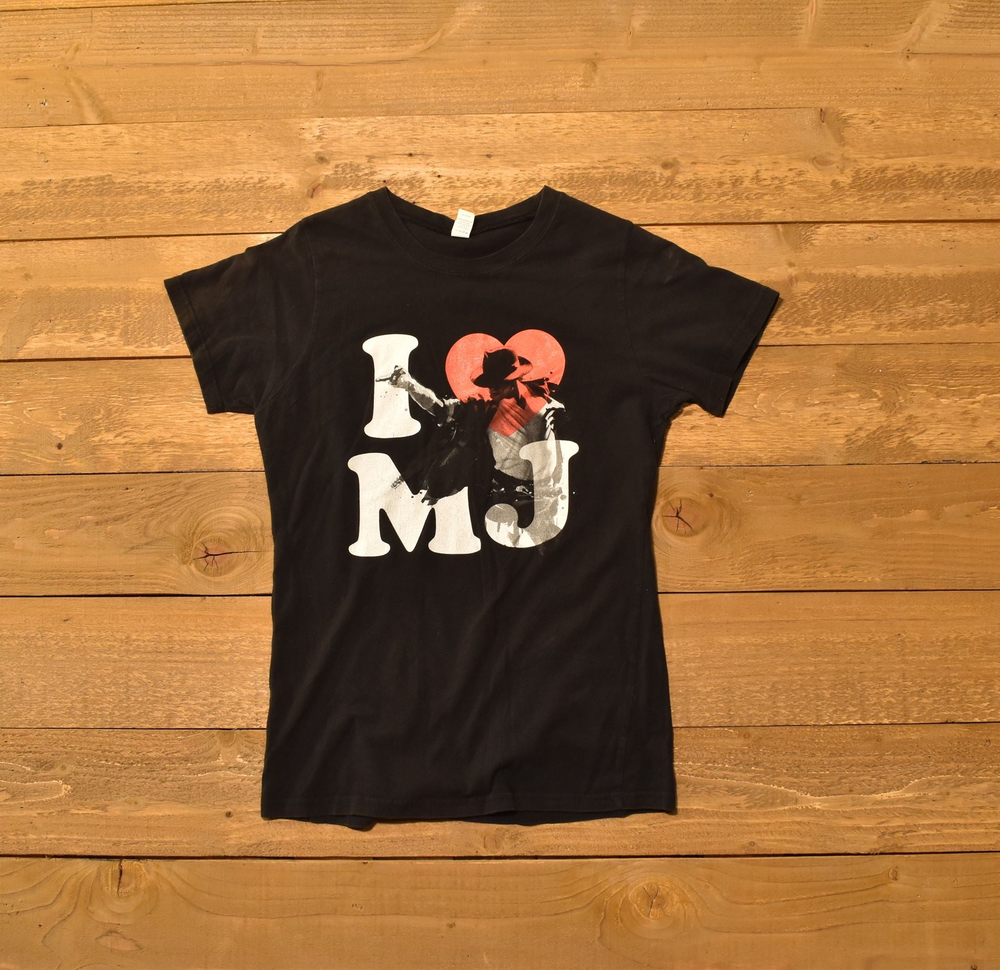 Micheal jackson T-shirt XL I heart MJ Used