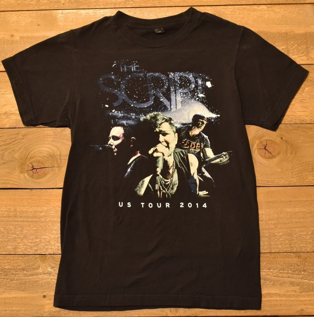 The Script US. Tour 2014 Concert Tee Small Used Authentic T shirt
