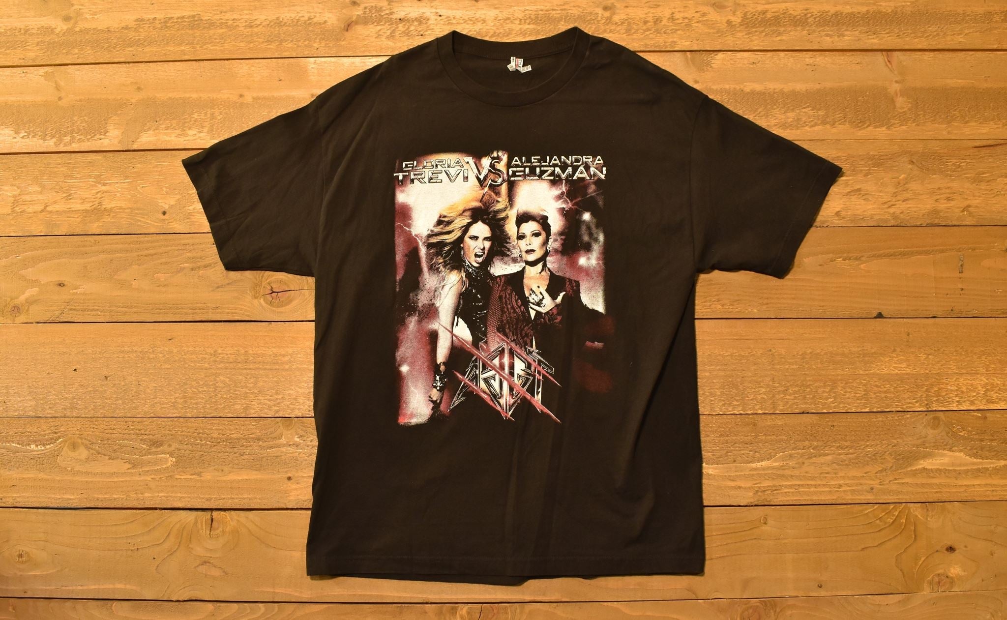 Gloria Trevi Vs Alejandra Guzman t-shirt XL Mens tee authentic Used Tour 2017