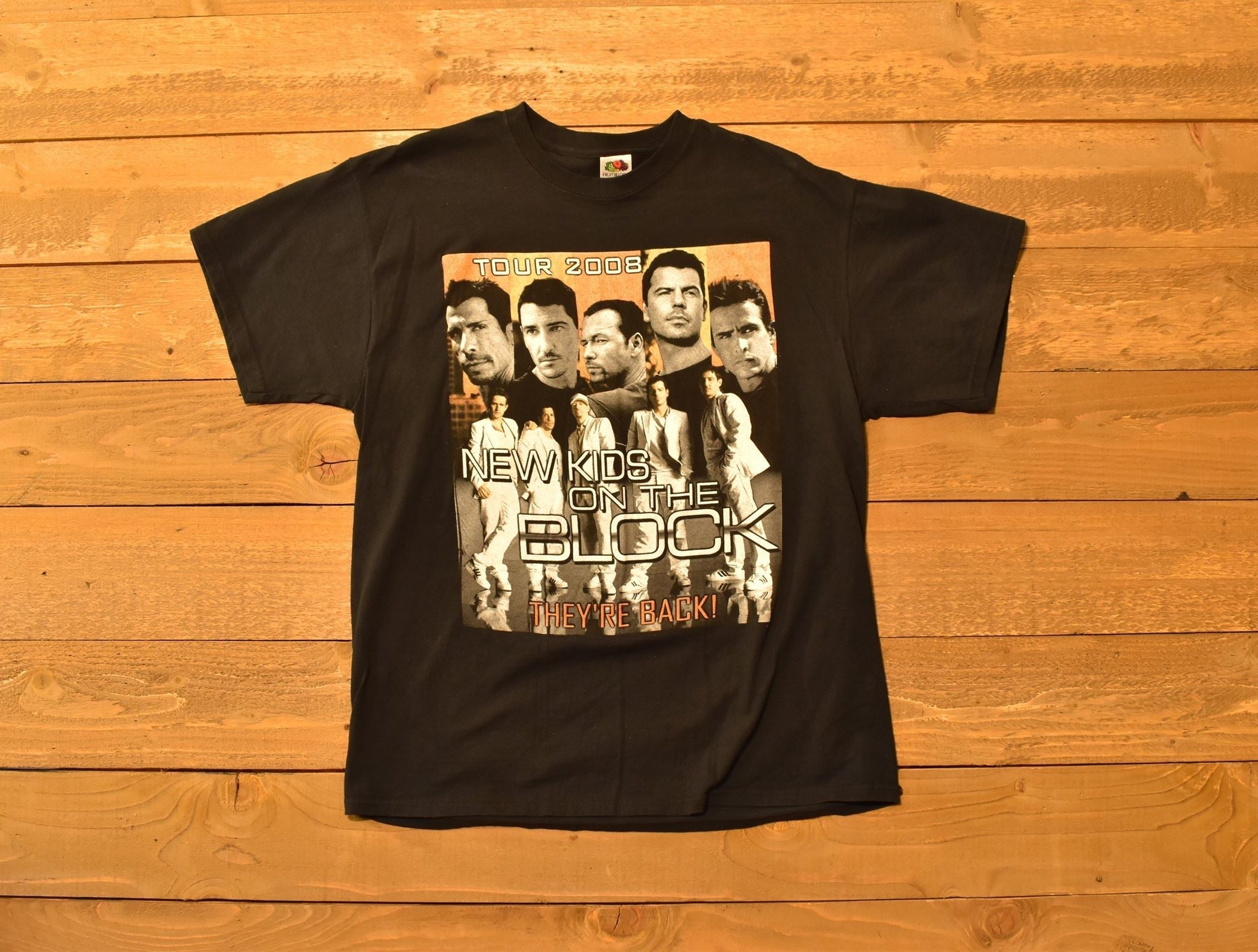New kids on the block Authentic Concert Shirt 2008 Tour They’re back Used