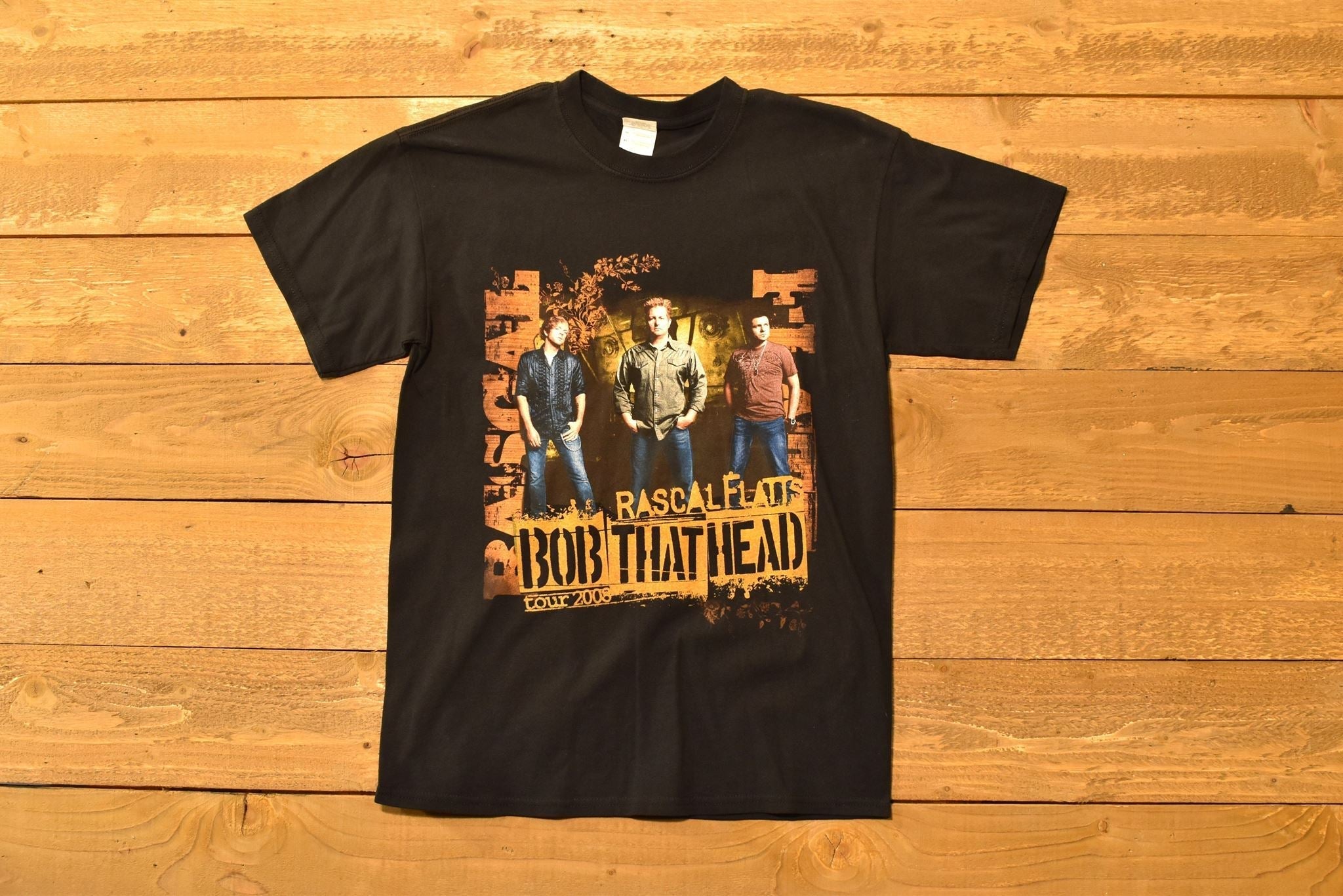 Rascal Flatts Bob that head tour 2003 T Shirt authentic concert Tee Medium