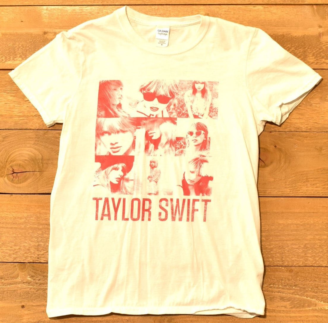 Taylor Swift t shirt Small White Tee Used