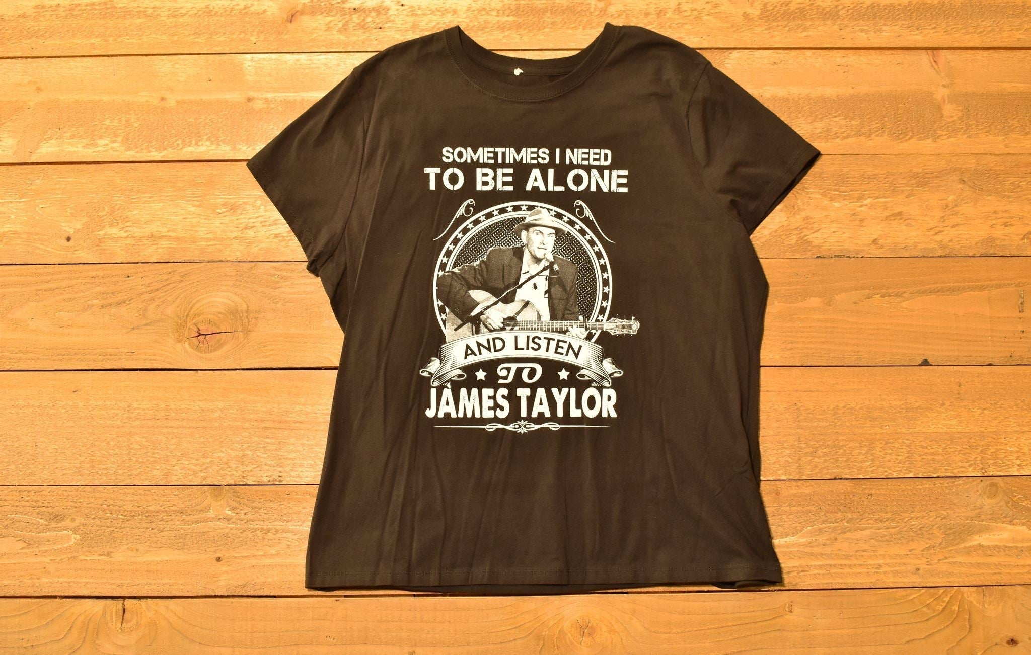 James Taylor tee Shirt 2XL Hanes Mens Shirt Sometimes I need to be alone