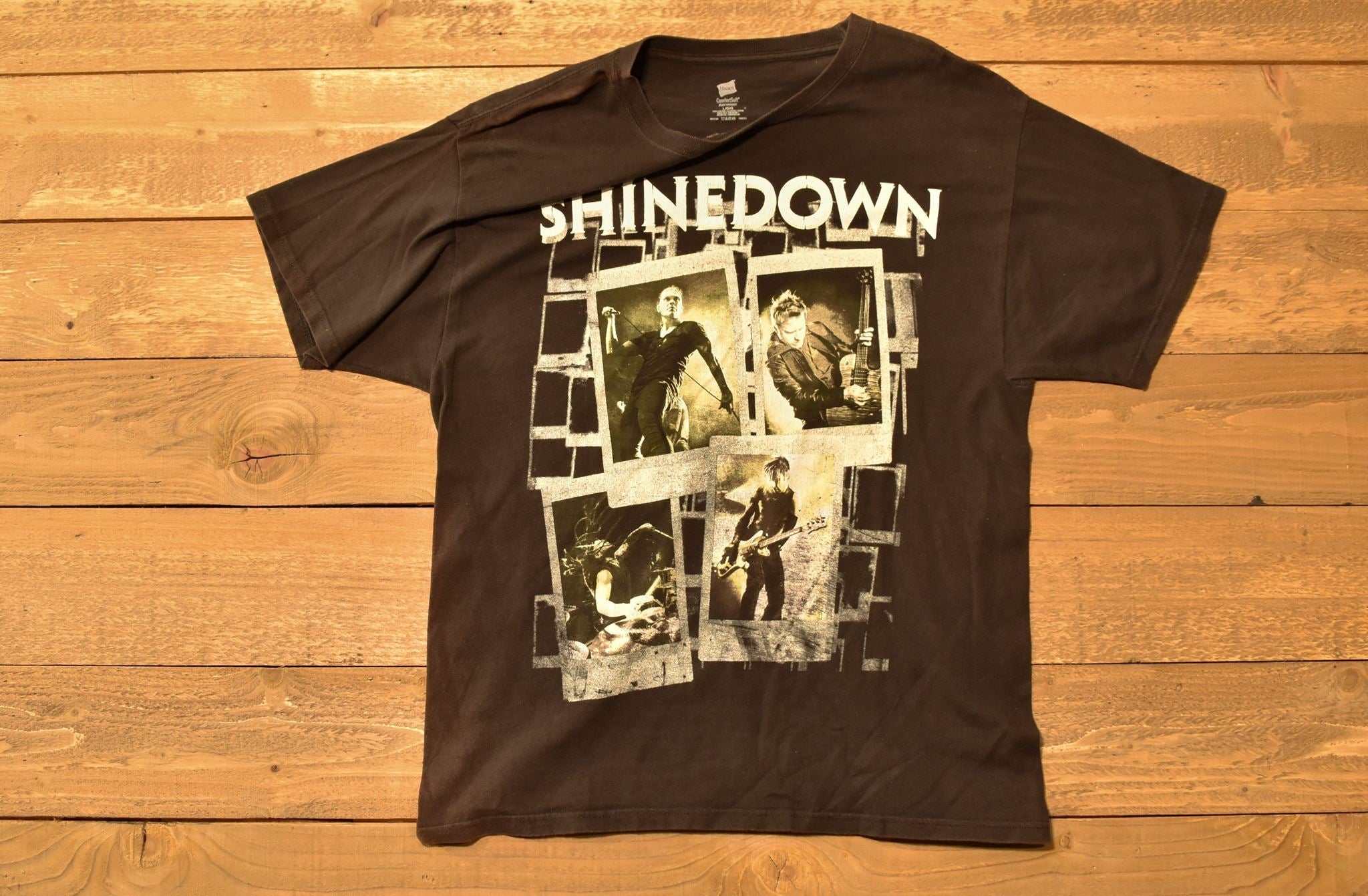 Shine Down Mens t Shirt large Concert Tee Collectible band Tee 2012 North Americ