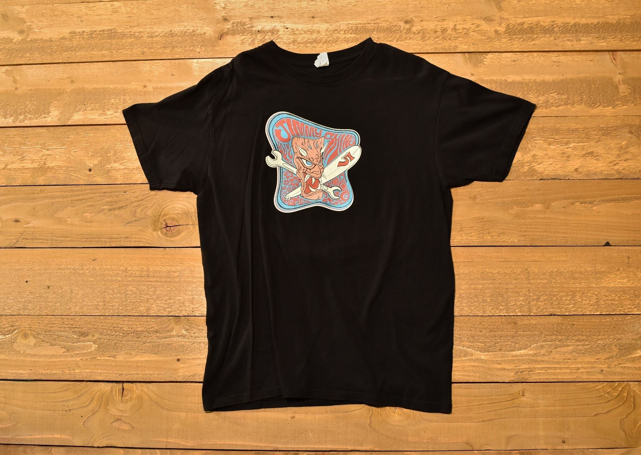 Jimmy Shine Large Mens T shirt used Motor cycle mens tee