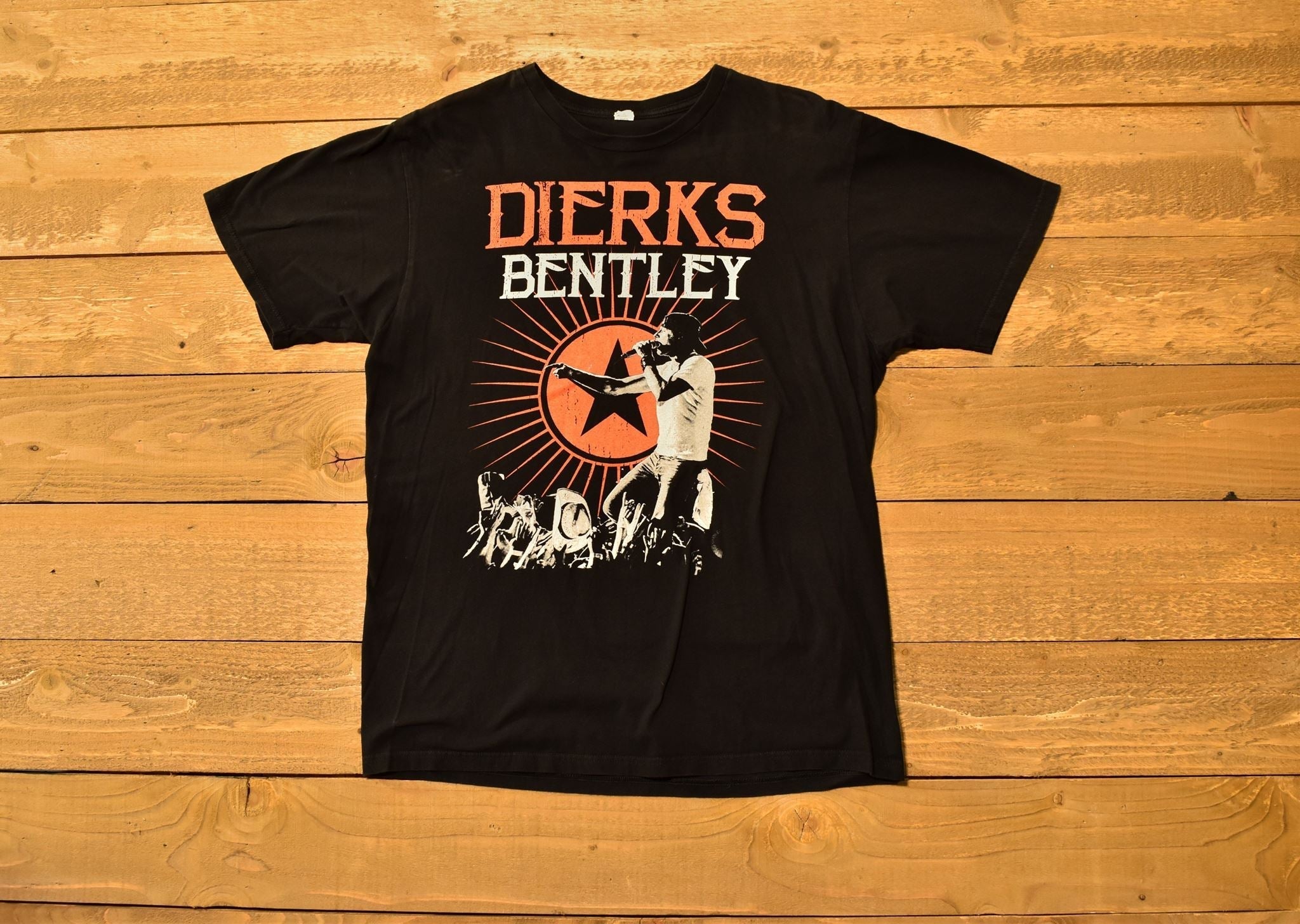 Dierks Bentley Reloaded Live Mens T Shirt Large Authentic Tour Shirt Used