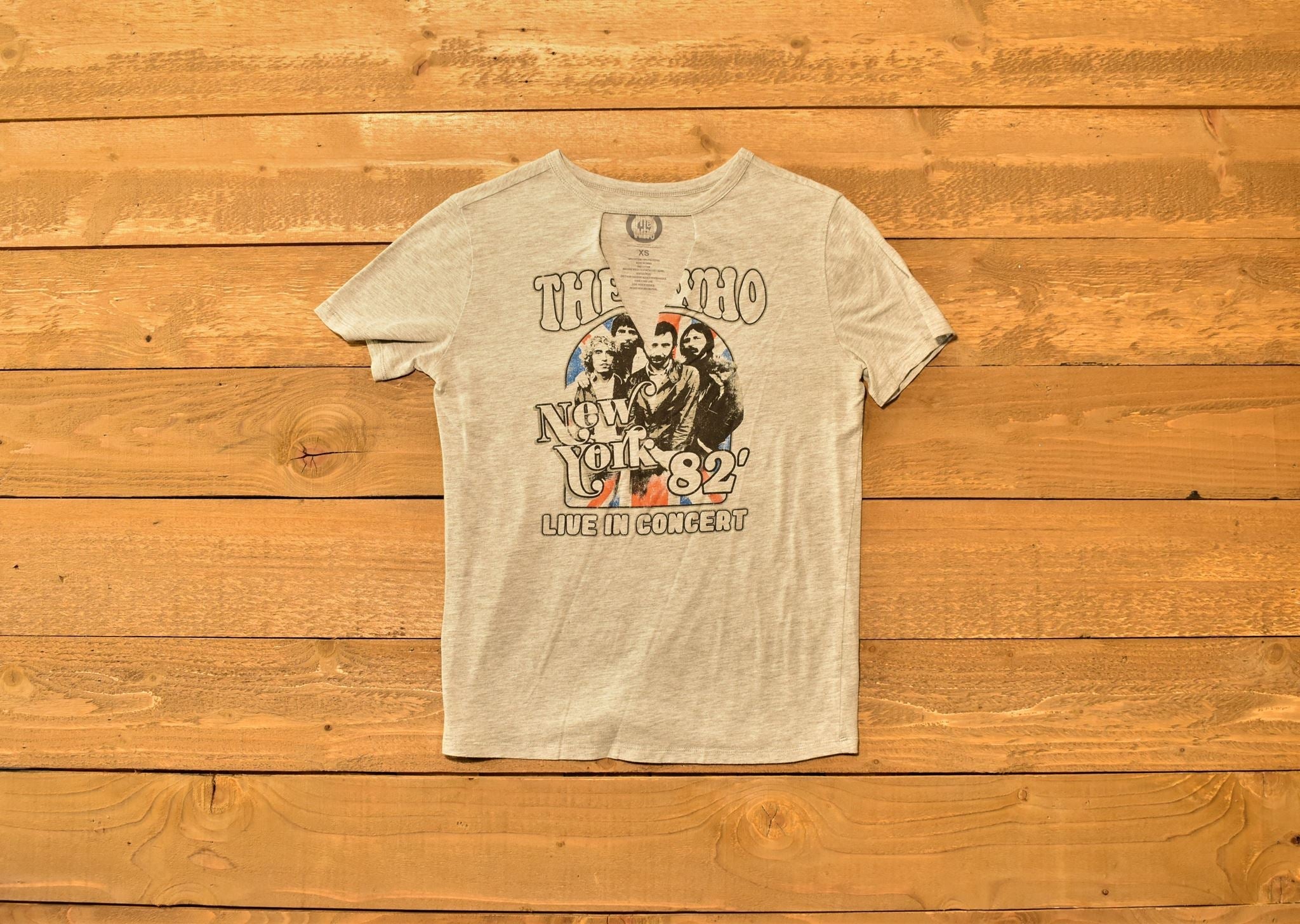 The Who Female T Shirt X Small New York 82 Live in concert Tee Used