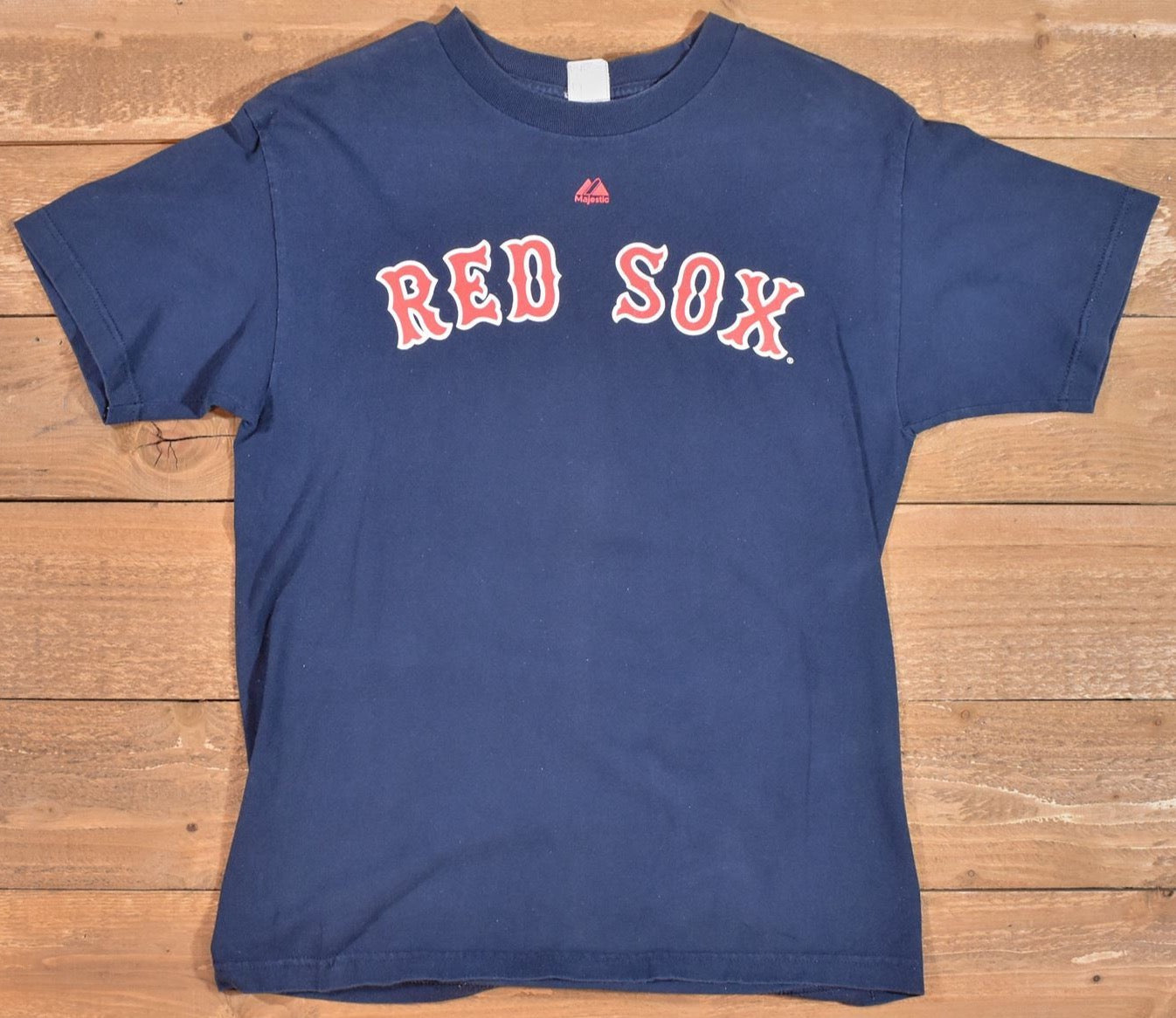 Boston red sox middle brooks 16 Mens Medium T shirt Majestic Authentic Used