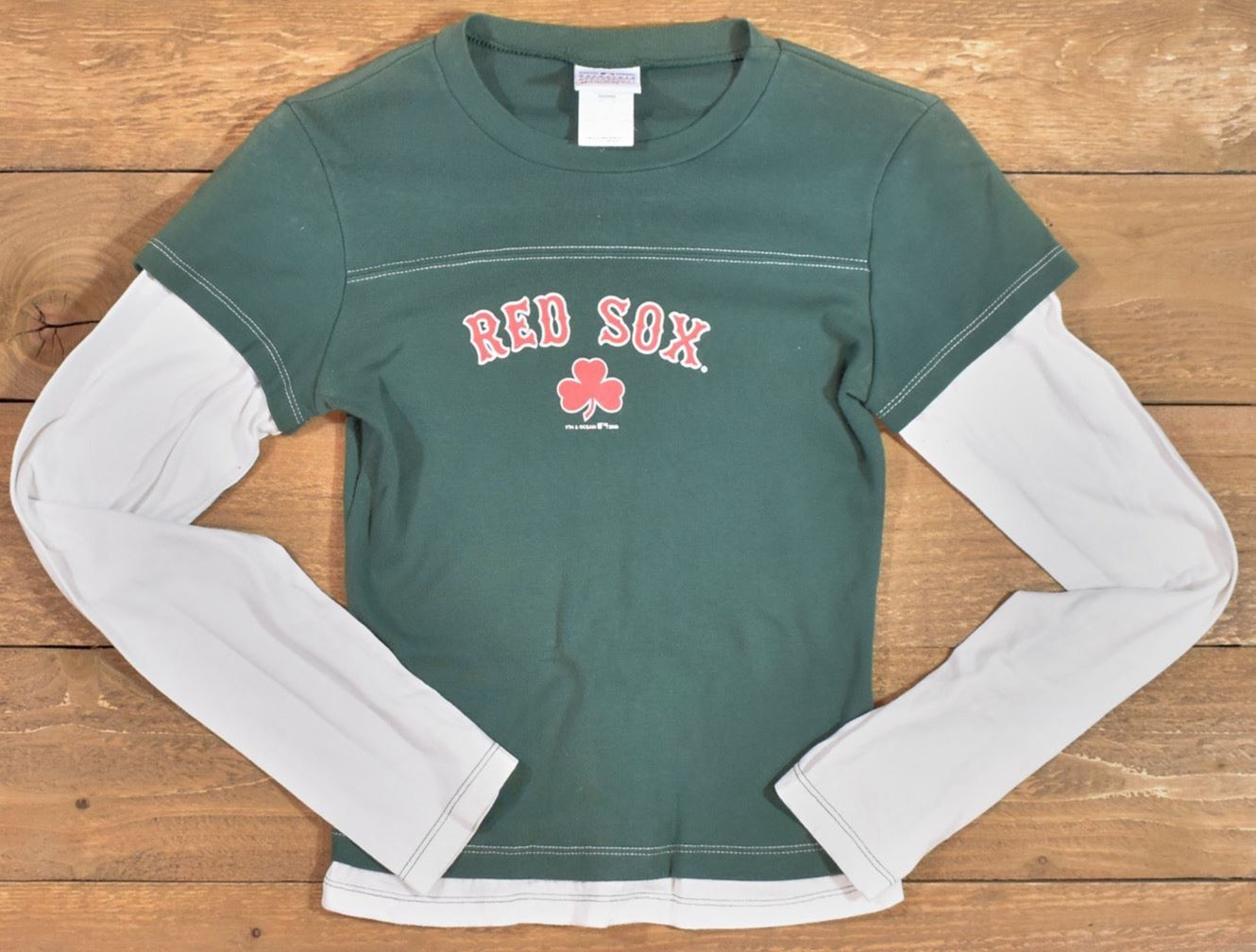 Boston Red Sox Long sleeve Kids/Youth Small Shirt Baseball Shirt MLB Used