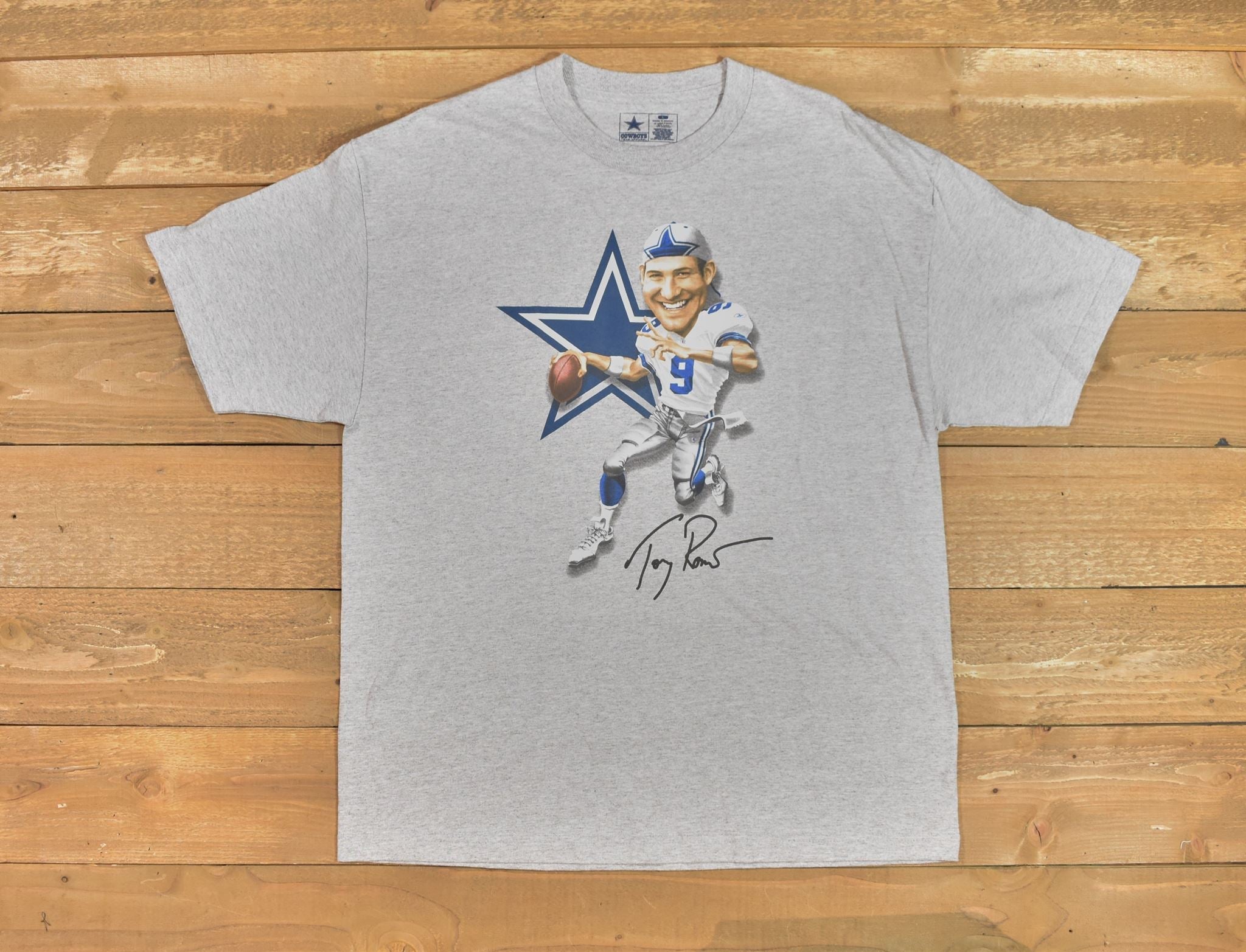 Dallas Cowboys T-shirt Mens Large NFL Football T shirt Used Tony Romo