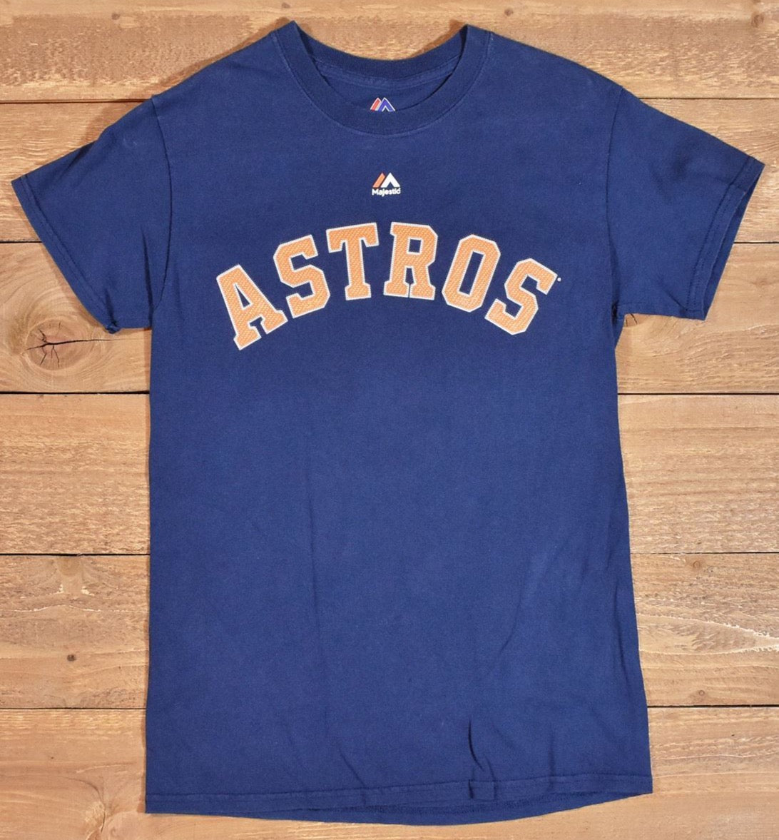 Astros Baseball t shirt Majestic Small Authentic used