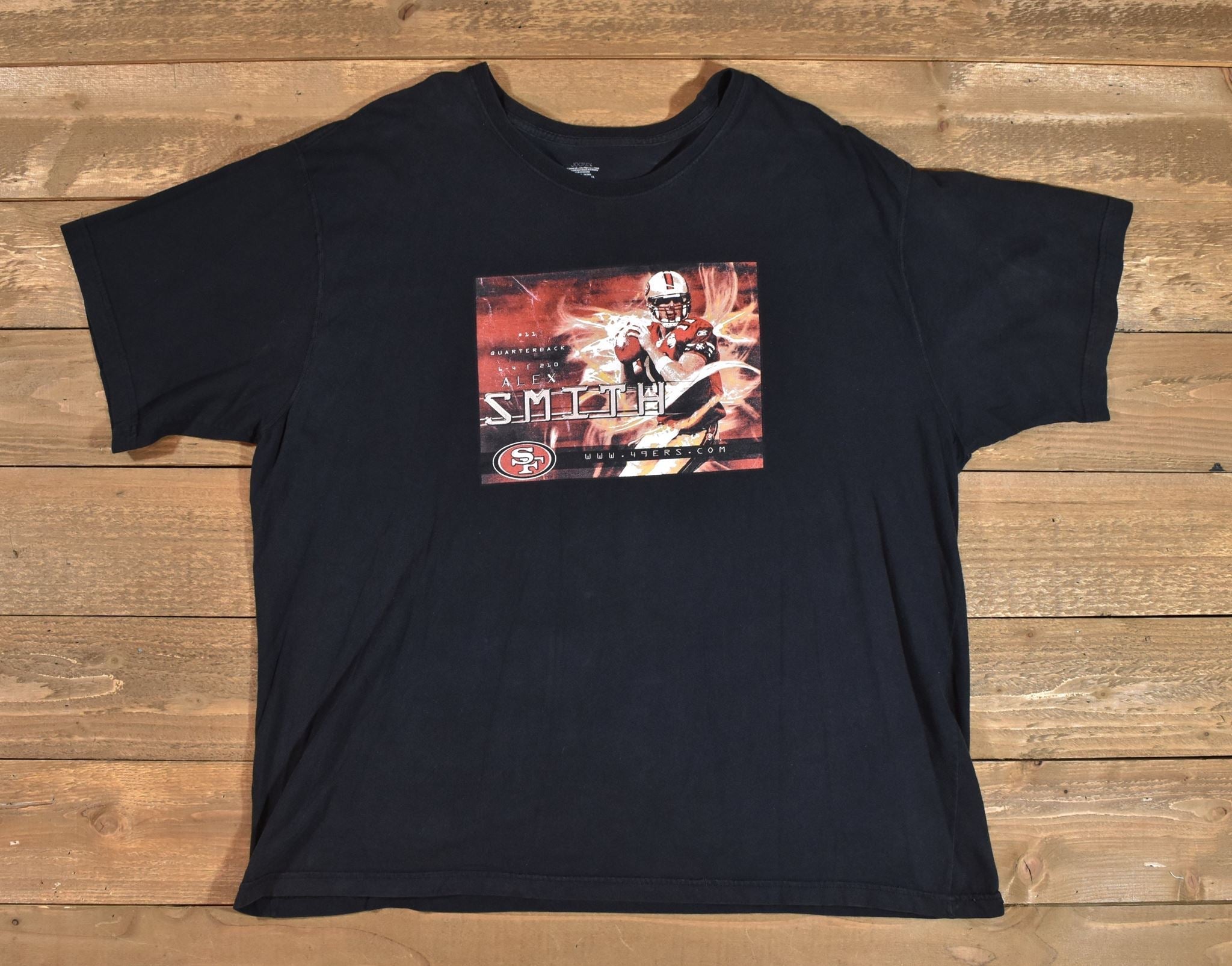 San Fransisco 49ers NFL Football Steve Smith T shirt Mens 2 XL Used Shirt