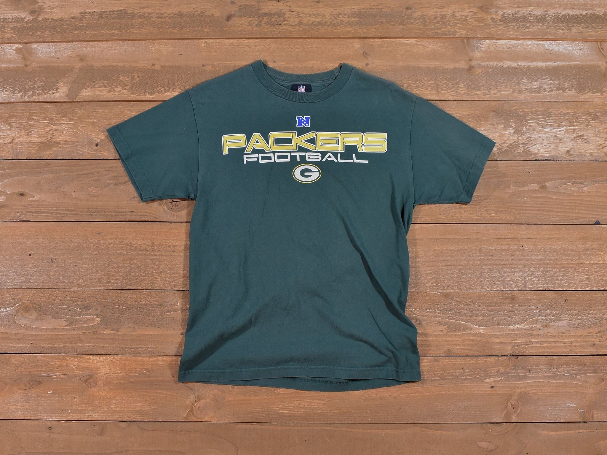 Green Bay Packers Mens T-shirt Medium NFL Football Tee used