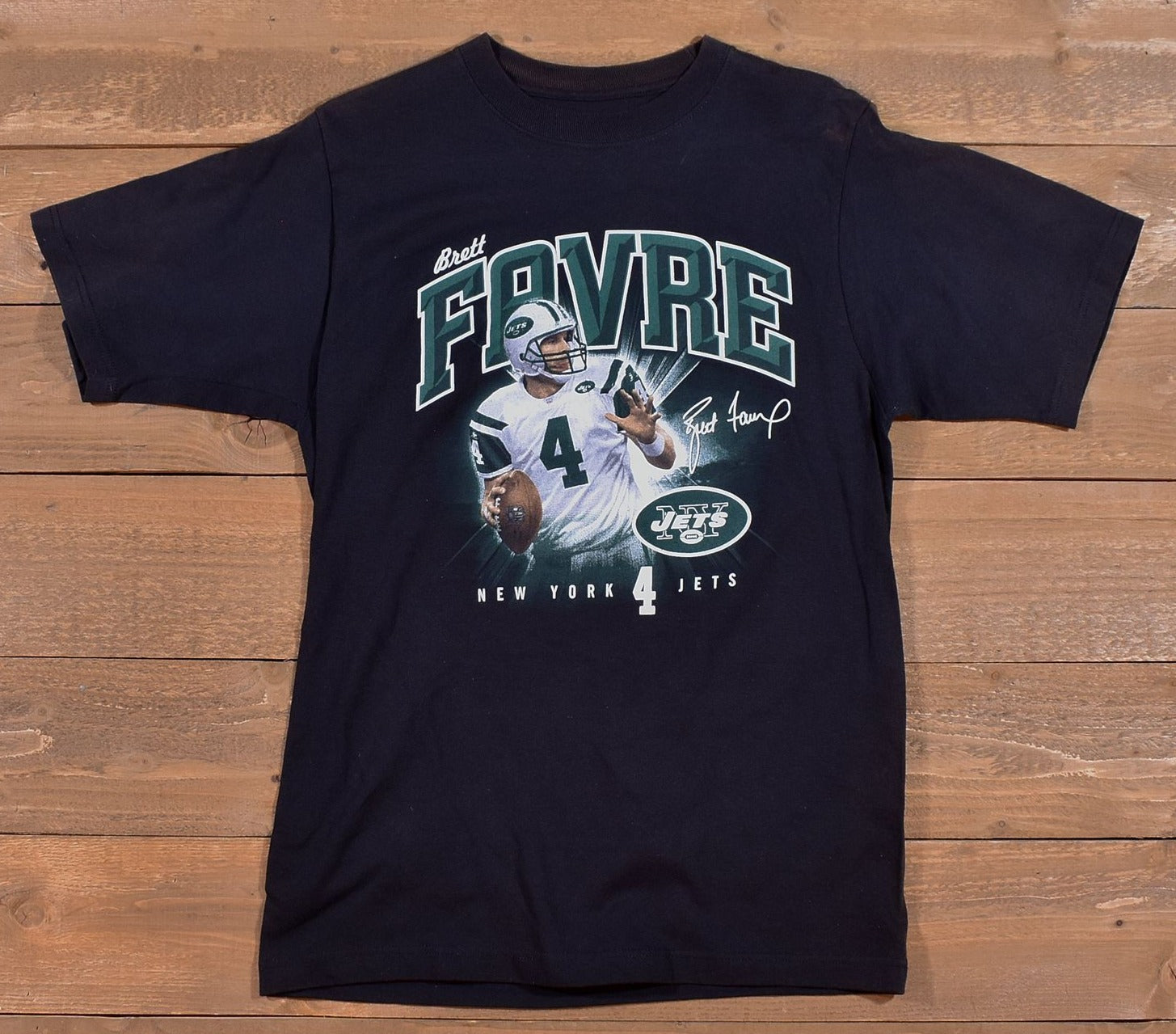 New York Jets Mens T-shirt small reebok Tee NFL Football Shirt Used 4