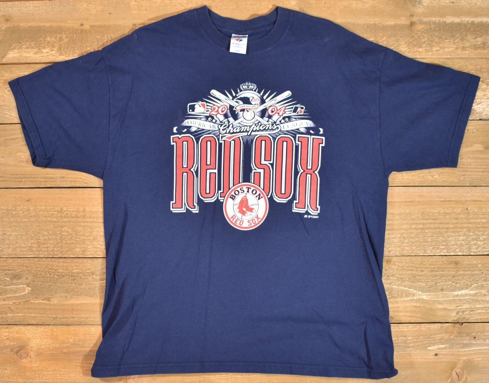 Boston Red Sox MLB baseball mens t shirt Used XL