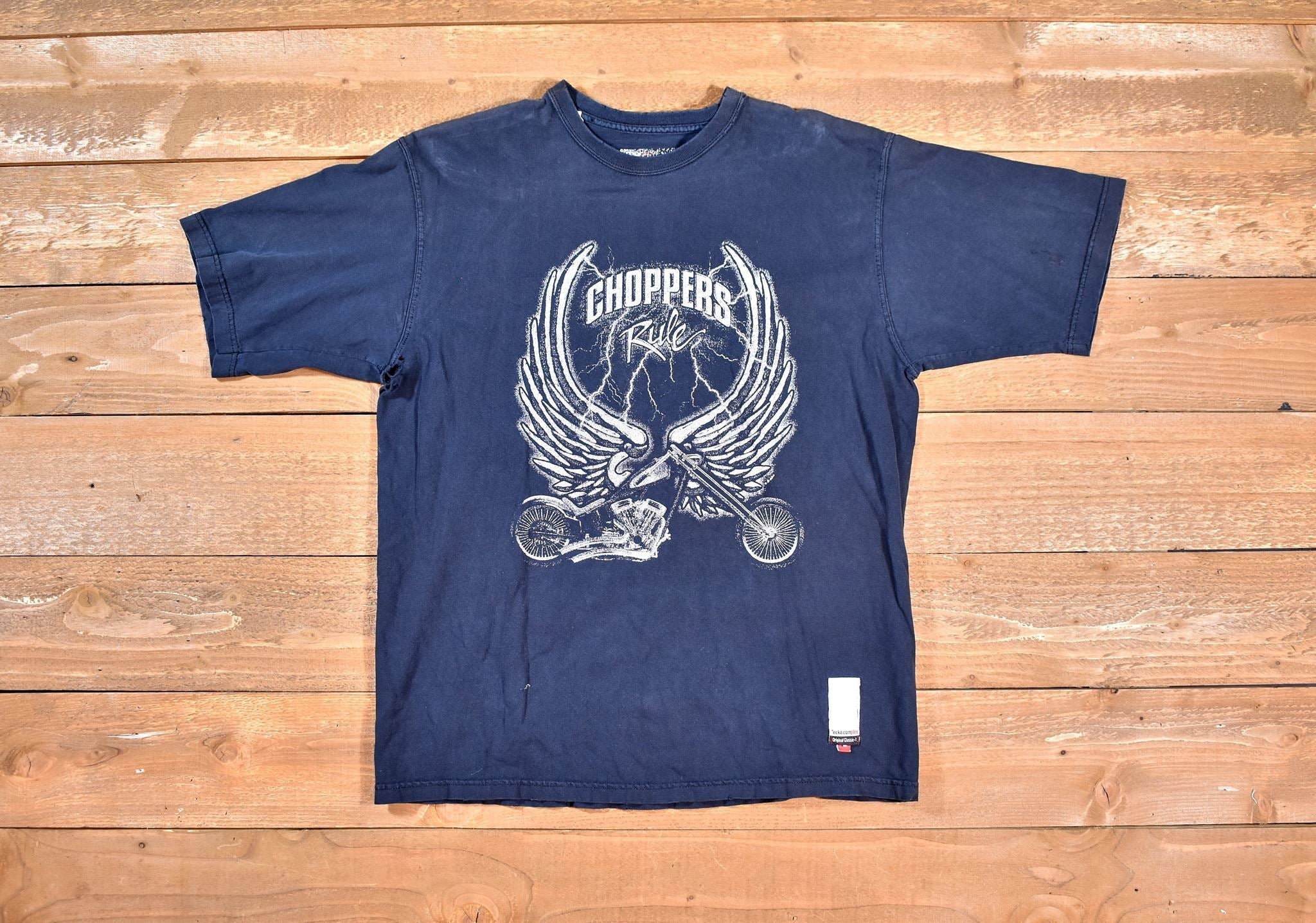 Choppers Rule mens t shirt Ecko Complex Original classic T used Large