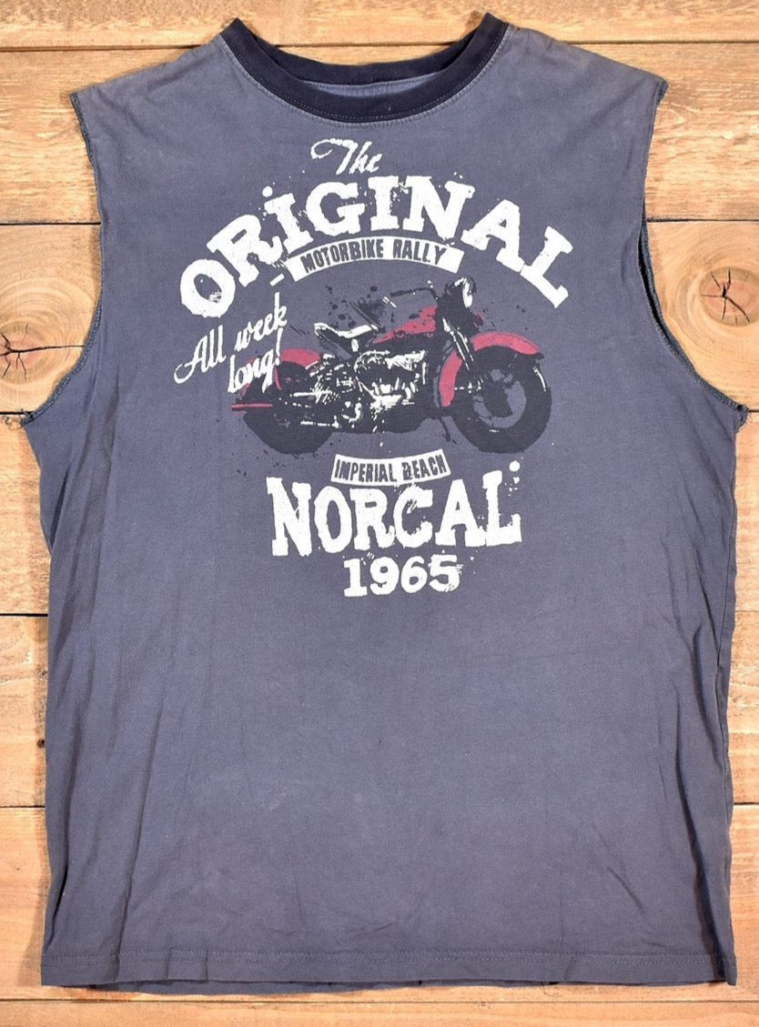 The Original Motorbike Rally Nor Cal 1965 XL Mens Cut Off Used youth
