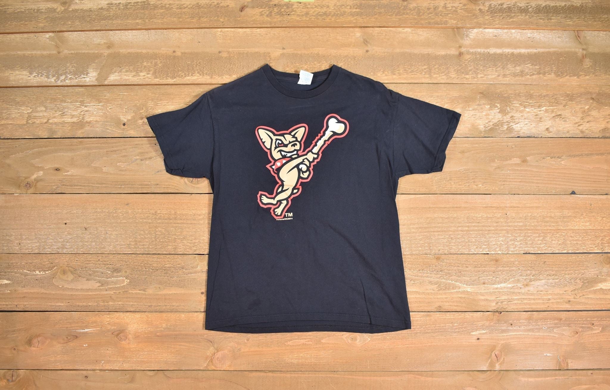 kids Large El Paso Baseball T shirt Black used