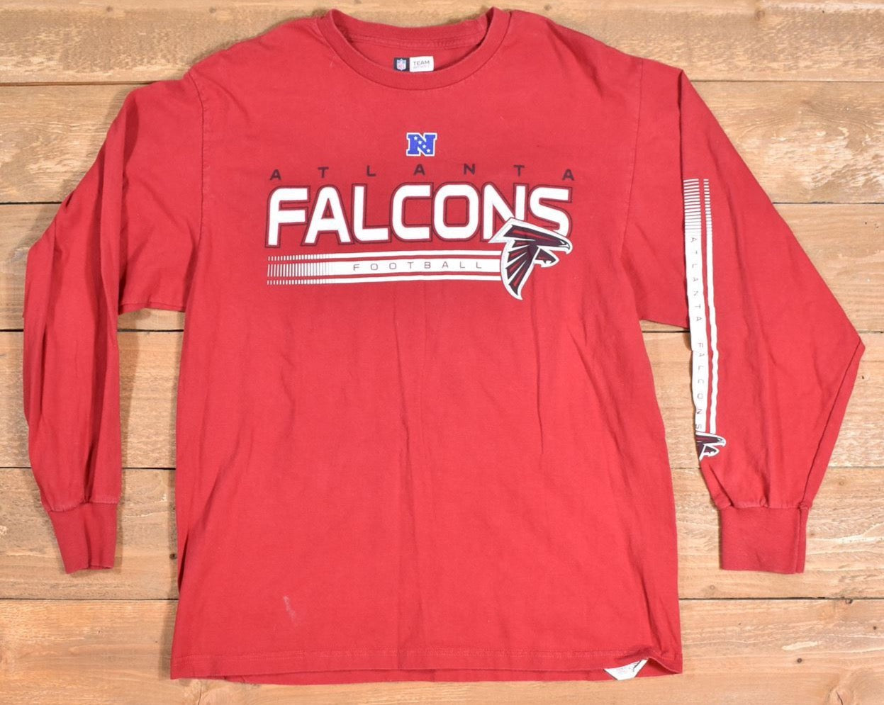Atlanta Falcons Mens Large Long sleeve Red Football shirt NFL