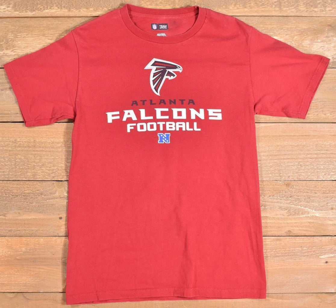 Atlanta Falcons Football t shirt Small NFL Team Apparel Red used tee
