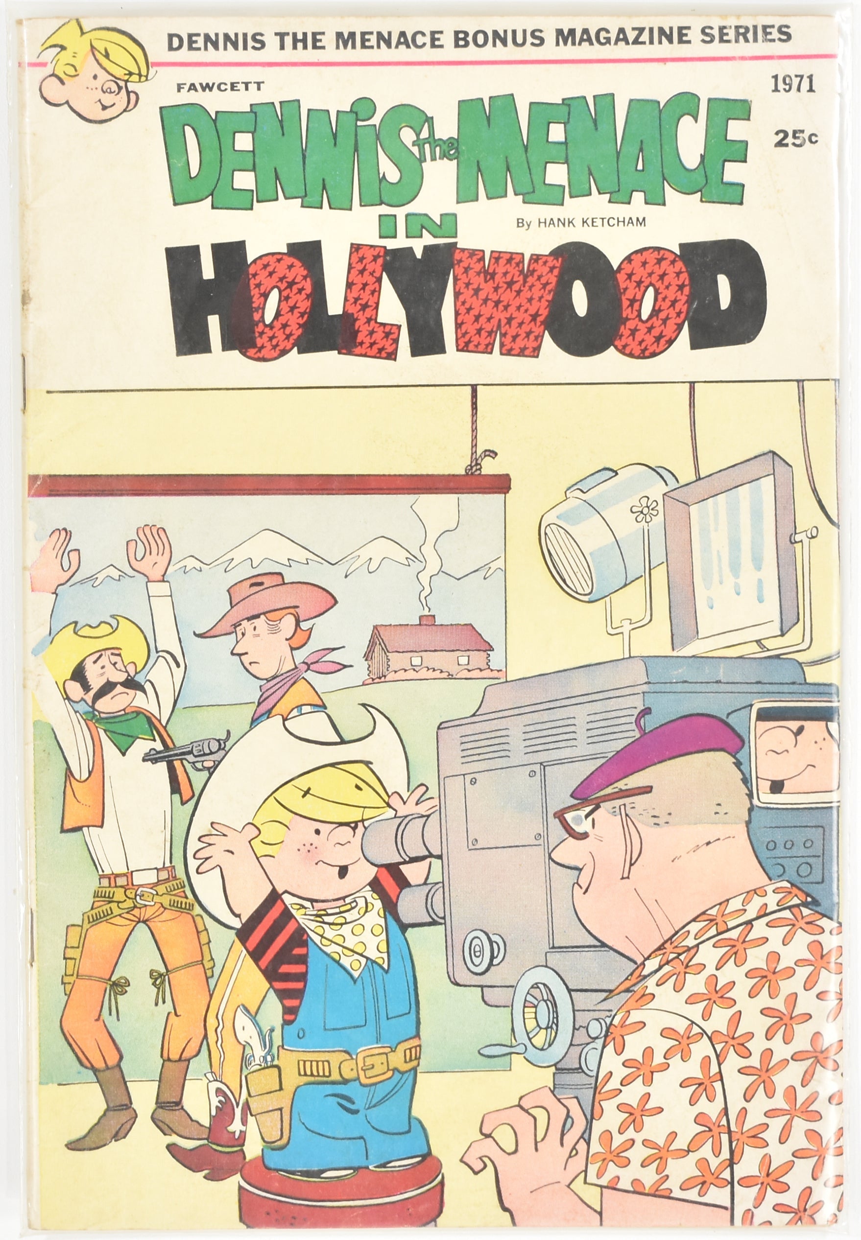 Dennis the menace in Hollywood 1971 Comic Book