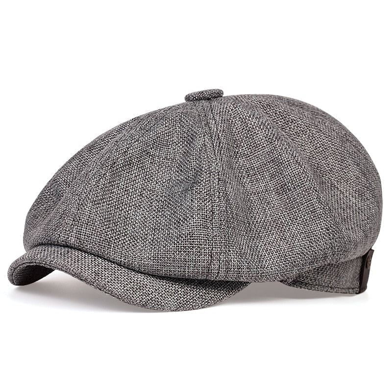 New men's casual newsboy hat spring and autumn thin retro beret hat fashion wild