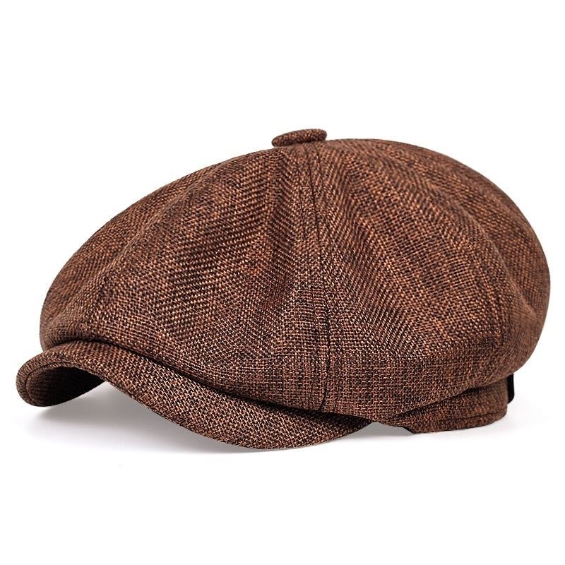 New men's casual newsboy hat spring and autumn thin retro beret hat fashion wild