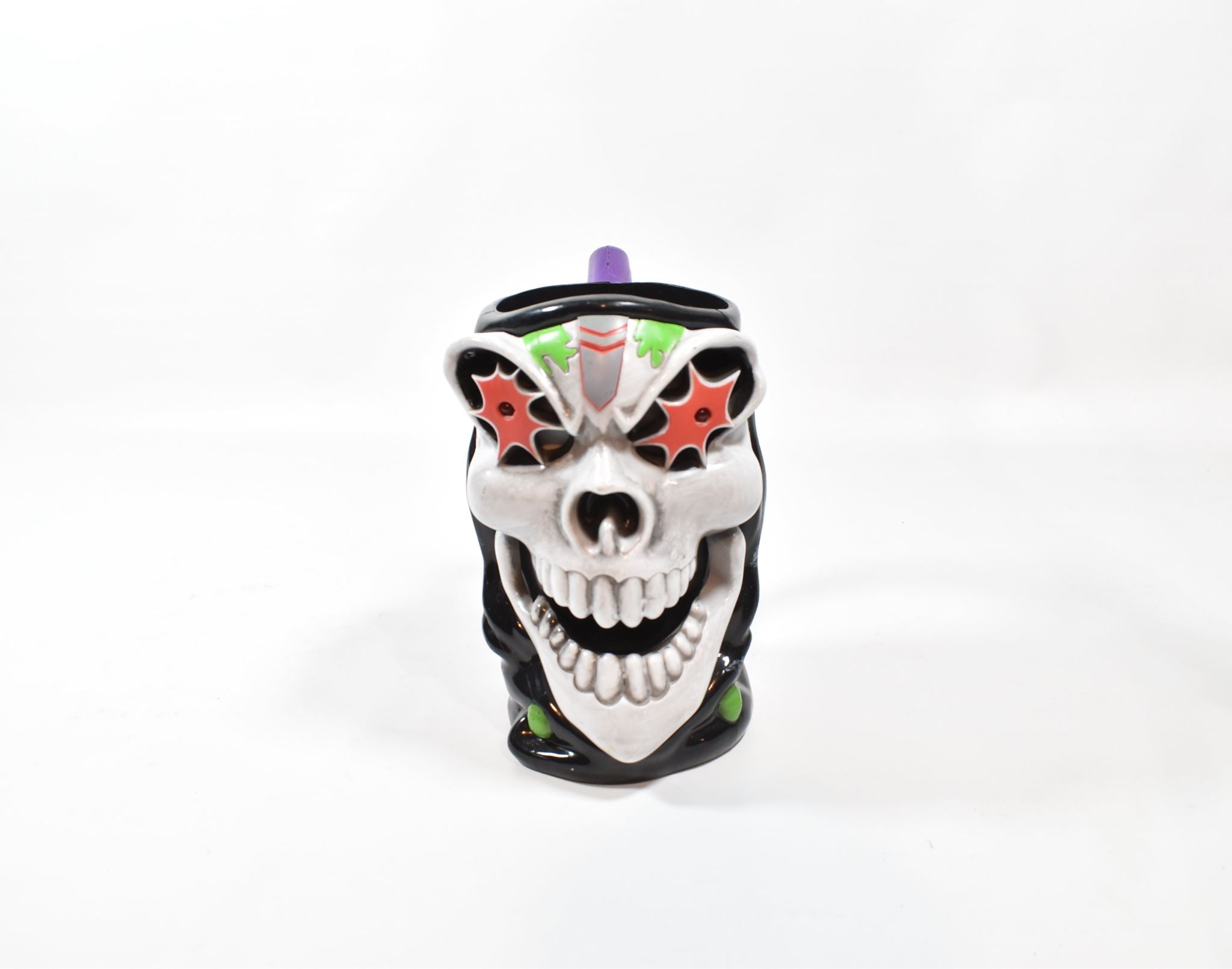 Monster Jam Grave Digger Purple Plastic Mug collectors Cup used