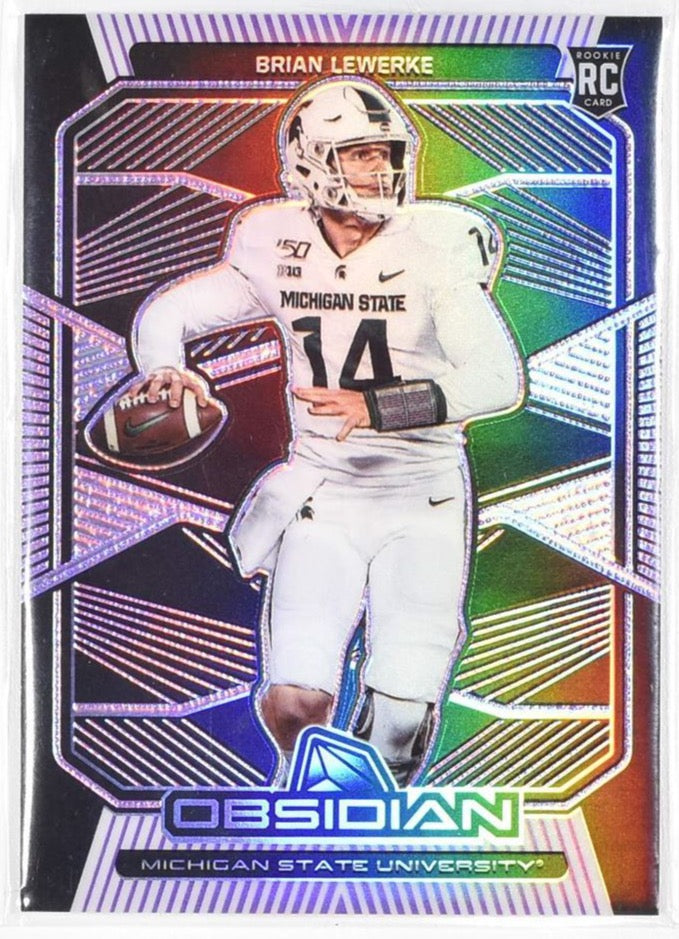 Brian Lewerke Rookie Card Michigan State No. 30 Panini 2020 49/49