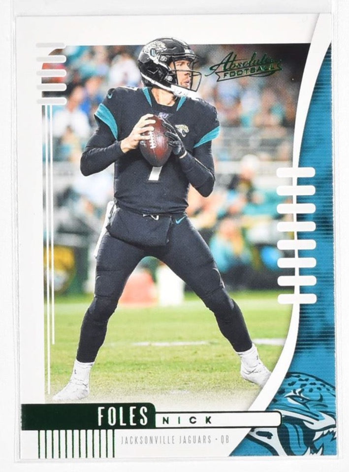 Nick Foles Absolute Football 2019 No. 35 Jacksonville Jaguars