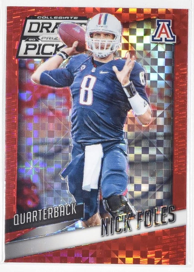 Nick Foles Draft Pick Prizm Panini No. 77 2015 Red