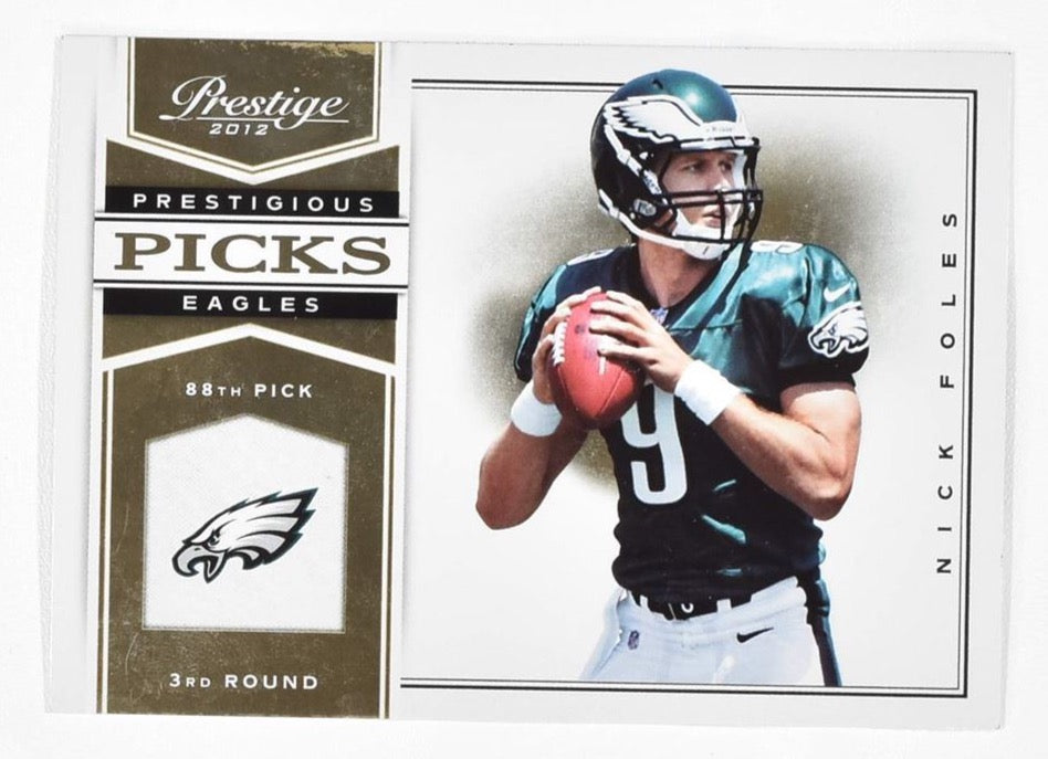 Nick Foles Prestige 2012 Picks Eagles 3rd Round no. 26 Panini