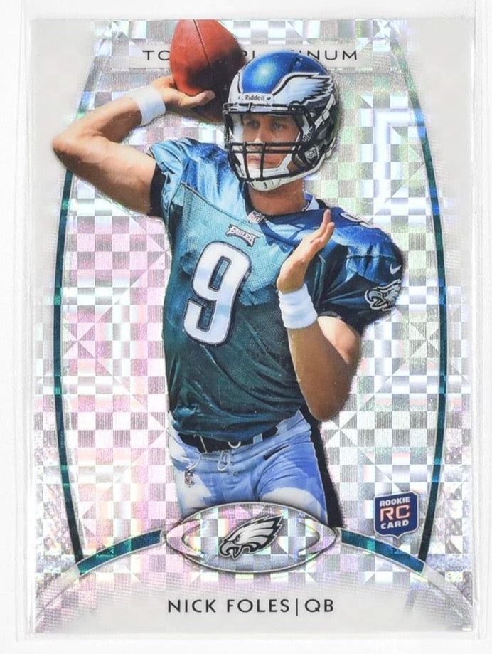 Nick Foles 103 Topps Rookie Card 2012 Platinum XFractors