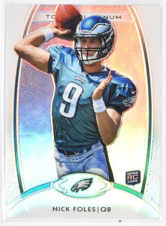 Nick Foles 103 Topps Rookie Card 2012 Platinum Football Card